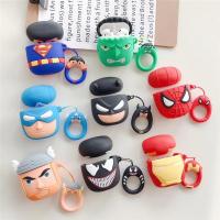 ราคา เคสหูฟัง กันกระแทก ลาย Marvel Captain America Spider-Man สําหรับ Apple AirPods 1 2 (2889058982)