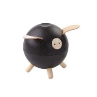 ราคา PlanToys ของเล่นส่งเสริมพัฒนาการ Piggy Bank Black กระปุกไม้หมูออมสินสีดำ (1183016149)