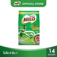 ราคา [ขายดี] Milo ไมโล แอคทิฟ-โก 3อิน1 (แพ็ค 14 ซอง) (6917837328)