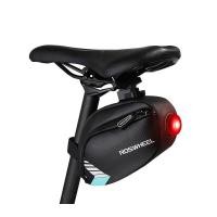 ราคา กระเป๋าท้ายจักรยานใต้อาน ยึดรางใต้เบาะและหลักอาน กันน้ำ พร้อมไฟท้าย (3257845495)