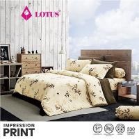 ราคา LOTUS ชุดผ้าปู 6 ฟุต 5 ชิ้น ลายLI 050A รุ่น Impression Print ส่งฟรี (1578208325)