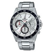 ราคา Casio Edifice นาฬิกาข้อมือผู้ชาย สายสเตนเลสสตีล รุ่น EFV-570,EFV-570D,EFV-570D-7A (CMG) - สีเงิน (1396833568)