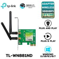 ราคา โค้ดลด300 "LSXY5MTT" TP-LINK TL-WN881ND การ์ดไวไฟ WIRELESS LAN PCI EXPRESS N300 ตลอดอายุการใช้งาน (2107831197)