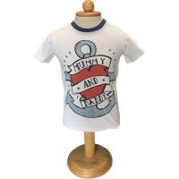 ราคา เสื้อคอกลมของแท้ H&M ตัดป้าย ลายสมอเรือ มี2ไซด์ (1242280781)