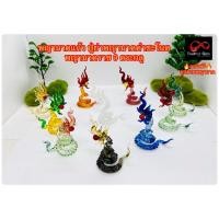 ราคา พญานาคแก้ว ขนาด 8 cm. ราคาต่องค์ เป่าแก้วพญานาค พญานาคมงคล พญานาคบูชา พญานาคคำชะโนด ราคาต่อองค์ (3749289286)