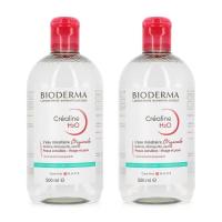 ราคา Bioderma Sensibio (Crealine) h20 500ml. (ฝาชมพู แบบเท) (14188501)