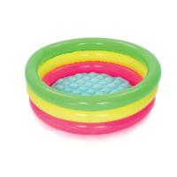 ราคา Bestway สระห่วง 3 ชั้น สลับสีพื้นเป่าลม สระน้ำเด็ก Toy Smart (6819049516)