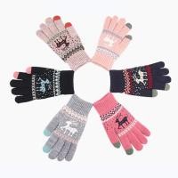 ราคา [ทัชสกรีน] JJ ถุงมือไหมพรมกันหนาว ทัชสกรีนได้ลายปักสวยมาก (4407009257)