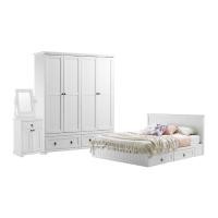 ราคา SB Design Square KONCEPTKONCEPT FURNITURE ชุดห้องนอน Melona ขนาด 5 ฟุต สีขาว แบรนด์ KONCEPT FURNITURE (5636599084)