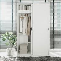 ราคา [กทม. 3-5 วัน ส่ง] SB Design Square KONCEPT FURNITURE ชุดห้องนอน ตู้เสื้อผ้าบานเลื่อน Moneta ขนาด 120x60x200 ซม. - สีขาว (16322269744)