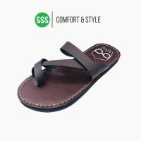 ราคา SSS YUYEN 1 36-45 รองเท้าหนีบ รองเท้าสายไขว้ รองเท้าแตะหนัง PU รองเท้าแตะวินเทจ รองเท้าแตะเท่ๆ 2023 รองเท้าพระ (5536779013)