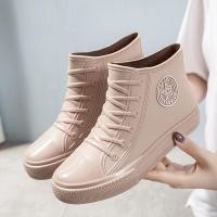 ราคา RENBEN รองเท้ากันน้ำสำหรับผู้หญิง,รองเท้าบูตกันฝนรองเท้ายางกันลื่นสำหรับนักเรียนรองเท้าบูตใส่น้ำรองเท้าสำหรับทำงานแฟชั่นหลอดสั้น (20309380292)