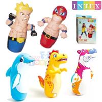 ราคา Intex 44672 ตุ๊กตาล้มลุก (ด้านล่างเติมน้ำ) นักมวย ไดโนเสาร์ โลมา เสือ ของเล่นเป่าลม (11465351466)