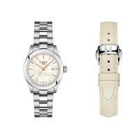 ราคา Tissot T-My Lady Quartz ทิสโซต์ ที มาย เลดี้ สีขาว แถมสายหนังสีขาว T1320101111100 นาฬิกาผู้หญิง (7767440266)