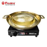 ราคา FUJIKA เตาบาร์บีคิวไฟฟ้า รุ่น FB-115BK พร้อมกระทะทองเหลือง เตาบาร์บีคิว เตาไฟฟ้า เตาปิ้งย่าง กระทะทองเหลือง เตาหมูกระทะ (7328991681)