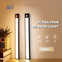 ราคา 【การจัดส่งไทย】ไฟเซ็นเซอร์ LED ไร้สาย ไฟเซนเซอร์อัตโนมัติ ไฟกลางคืนชาร์จ USB โคมไฟหัวเตียง-3 สีสามารถปรั Motion Light (22672226941)