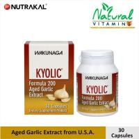 ราคา Nutrakal Kyolic 200 สารสกัดกระเทียมบ่มพิเศษออร์แกนิก 100% จาก USA บำรุงหัวใจ ลดไขมันในเลือด คุมระดับความดันโลหิต เสริมภูมิคุ้มกัน 30 แคปซูล x 1 ขวด (323772977)