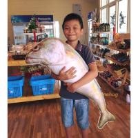 ราคา หมอนปลาทูนึ่ง สีละมุน กอดได้จริง หมอนแต่งร้านอาหาร แขวนโชว์หน้าร้าน ขนาด 1 เมตร (654221189)