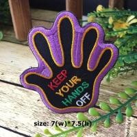 ราคา มือ สัญลักษณ์ ตัวรีดติดเสื้อ อาร์มรีด อาร์มปัก ตกแต่งเสื้อผ้า หมวก กระเป๋า แจ๊คเก็ตยีนส์ Cute Embroidered Iron on Pat... (3817502229)