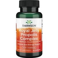 ราคา (ล็อตใหม่ EXP 01/2025) Swanson Ultra Royal Jelly Propolis Complex 60 แคปซูล นมผึ้ง สูตรผสม เกสรผึ้ง และพรอพโพลิส (3223321640)
