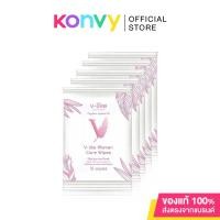 ราคา [แพ็คห้า] V-like Women Care Wipes [10 Sheets x 5pcs] วีไลค์ แผ่นเช็ดทำความสะอาดจุดซ่อนเร้น สำหรับผู้หญิง. (14832654665)