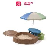 ราคา Step2 โต๊ะปิคนิคพร้อมร่มและบ่อทราย Naturally Playful Summertime กระบะทราย บ่อทรายเด็ก (2304625338)