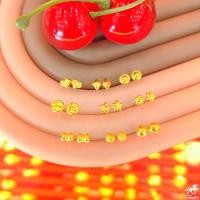 ราคา ต่างหูทองคำแท้ 0.3 กรัม แป้นพลาสติก ทองคำแท้ 96.5%ขายได้ จำนำได้ มีใบรับประกัน (3337932996)