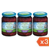 ราคา Develey (ดิวีเลย์) Red Cabbage with Apple (กะหล่ำปลีแดงดอง) ขวดแก้ว ขนาด 720 ml. แพ็ค 3 ขวด (2044093652)