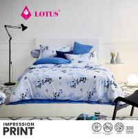 ราคา LOTUS ชุดผ้าปู 3.5ฟุต+ผ้านวม ลายLI 050B รุ่น Impression Print ส่งฟรี (1578161880)