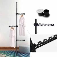 ราคา (NDM84) ราวแขวนเสื้อ ราวตากผ้าเหล็ก ราวแขวนผ้า ราวตากผ้าอเนกประสงค์ราวตากผ้า ราวแขวนผ้า ราวตากผ้าคอนโด ราวตากผ้าต (7074792531)