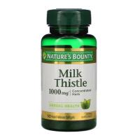 ราคา ✅ใส่โค้ดลดหน้าร้าน ดีท๊อกตับ Nature's Bounty, Milk Thistle, 1000 mg, 50 Softgels (888007574)