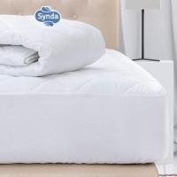 ราคา Synda ผ้ารองกันเปื้อนแบบคลุมที่นอน 22AR กันน้ำได้ ป้องกันสิ่งสกปรก คลุมที่นอนได้สูงสุด 15 นิ้ว (7910240516)