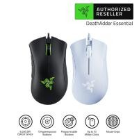 ราคา [สินค้าขายดี] Razer DeathAdder Essential Wired Gaming Mouse 6,400DPI Optical Sensor (เมาส์เกมมิ่ง) (6979889148)