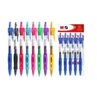 ราคา [ของแท้!!] ปากกาเจล แบบกด หมึก 8 สี 0.7 mm. M&G (6214404455)