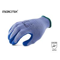 ราคา ถุงมือถักเคลือบยางธรรมชาติสีฟ้า MICROTEX® รุ่น 300 | งานช่าง | กันลื่น (5031869801)