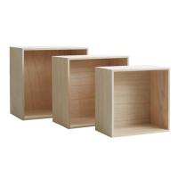 ราคา JYSK ชั้นวางติดผนัง ILBRO ชุด3ชิ้น ไม้ (ชั้นวางติดผนัง ชั้นติดผนัง) (9220998102)