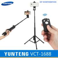 ราคา YUNTENG ชุด ขาตั้งกล่องเซลฟี่ พร้อมรีโมทบลูทูธในตัว หัวต่อมือถือ รุ่น Yunteng VCT-1688 / VCT-1688L/YT-2288(ของแท้ 100%) (1184528909)