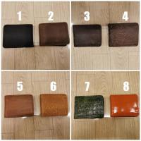 ราคา กระเป๋าสตางค์หนังแท้ กระเป๋าสตางค์ผู้ชาย กระเป๋าแฟชั่น ใบสั้น งาน Handmade (7374911768)