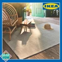 ราคา IKEA - พรมแต่งห้องมินิมอล TIPHEDE ทิปฮีลด์ พรมปูพื้นห้องนอน พรมห้องนั่งเล่น (2919129304)