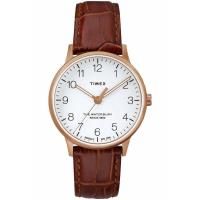 ราคา Timex TW2R72500 Waterbury Classic นาฬิกาข้อมือผู้หญิง สายหนัง สีน้ำตาล (2017937191)