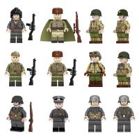 ราคา เลโก้ทหารสงครามโลกครั้งที่ 2 ฝ่ายสัมพันธมิตรและ ทหารนาซี เลโก้ ทหาร ตำรวจ มินิฟิกเกอร์ (18581406052)