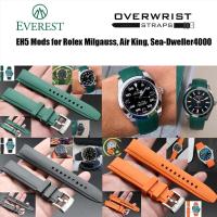 ราคา สายยาง everest eh5 mods for rolex milgauss, air king, sea-dweller 4000 (2146520540)