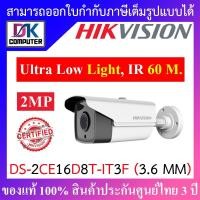 ราคา HIKVISION กล้องวงจรปิด 2MP รุ่น DS-2CE16D8T-IT3F เลนส์ 3.6mm (1309435497)
