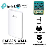 ราคา โค้ดลด300 "LSXY5MTT" TP-LINK EAP225-WALL Omada AC1200 Wireless MU-MIMO Wall-Plate Access Point (2139791285)
