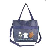 ราคา We bare bears Messenger bag Denim WBB18 122 (2813476780)