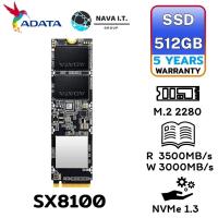 ราคา ADATA XPG 512GB SSD รุ่น SX8100 PCIE GEN3X4 M.2 2280 READ 3500MB/S, WRITE 3000MB/S (ASX8100NP-512GT-C) (6479490376)
