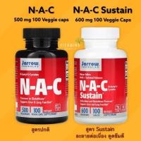 ราคา ✅ใส่โค้ดลดหน้าร้าน Jarrow Formulas, NAC Sustain, N-Acetyl-L-Cysteine 600 mg 100 Tablets, N-A-C jarrow (1683610258)