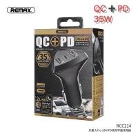 ราคา [ใส่โค้ด YYSH415 ลด 15%] Remax Car Charger ของแท้ ชาจไว รุ่น RCC214 QC+PD 35 W (7485140333)