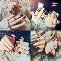ราคา 【✅กาว+ตะไบเล็บ】เล็บปลอมสำเร็จรูป DIY สไตล์ฝรั่งเศส พร้อมกาวติดเล็บ 24 ชิ้นเล็บปลอมสำเร็จรูป DIY สไตล์ฝรั่งเศส พร้อมกาวติดเล็บ 24 ชิ้น (11456409045)