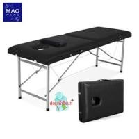 ราคา Maowang เตียงนวด พับเก็บได้ ขนาด180x60x65 เตียงสปา โครงสแตนเลส เตียงเสริมสวย เตียงสักคิ้ว (14761767856)